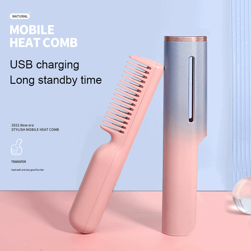 Multifunctional USB Rechargeable Hair Straightener